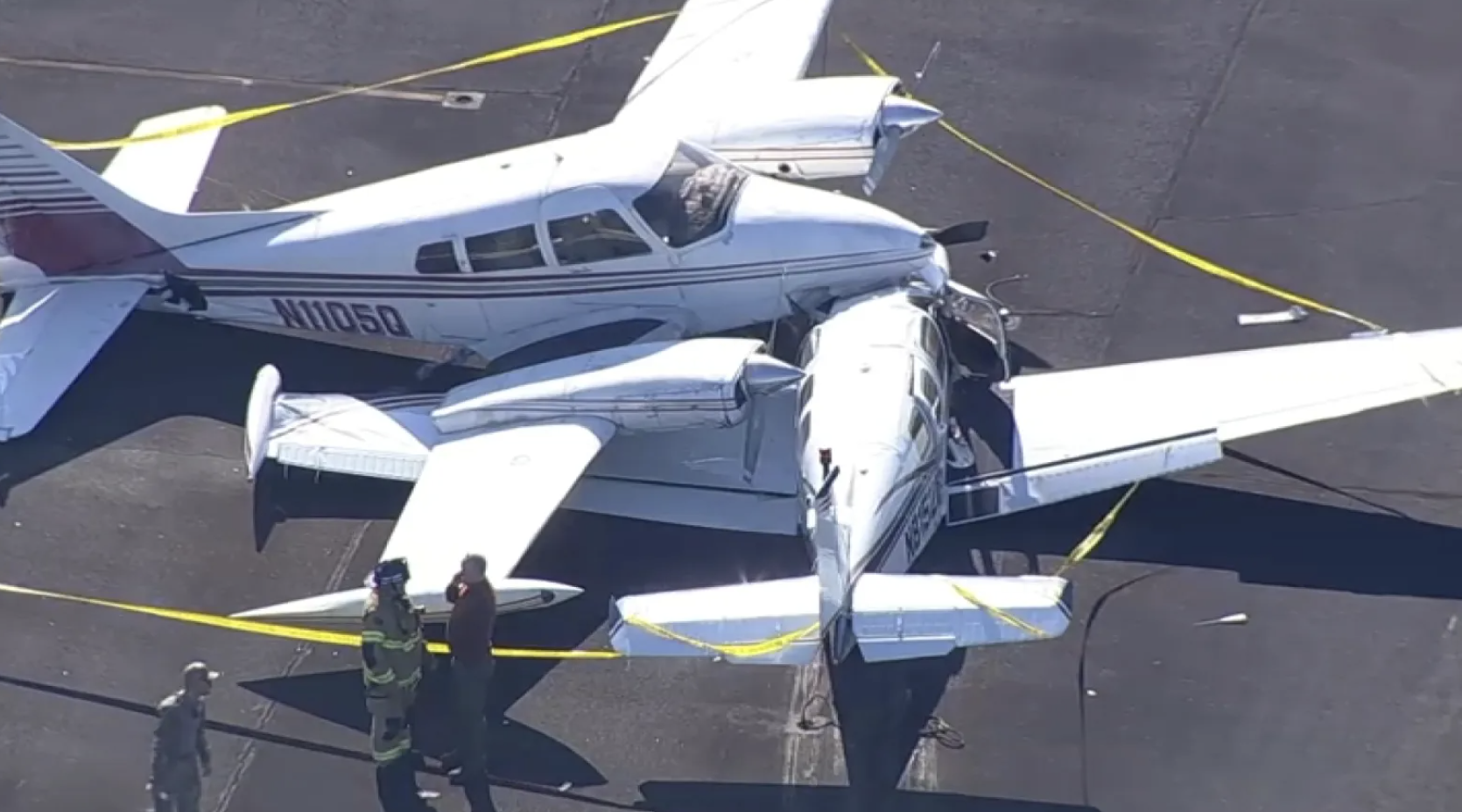 宾州Doylestown机场两架小型飞机起飞时相撞